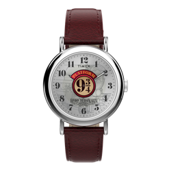 Reloj Timex Hombre TW2Y76200 Harry Potter Piel Roja Acero Analógico