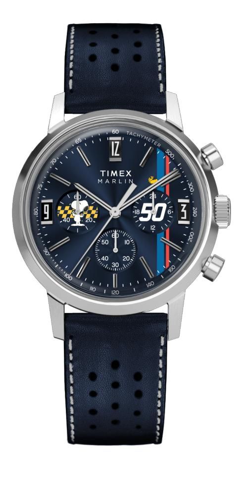 Reloj Timex Hombre TW2Y85300 Peanuts Racing Story Cronógrafo Acero Analógico