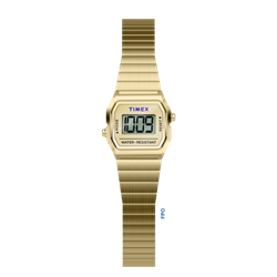 Reloj Timex Mujer TW2Y46600 T80 Dimepiece Acero Dorado Digital