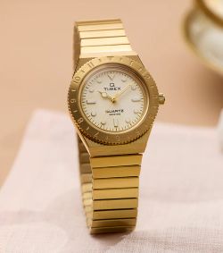 Reloj Timex Mujer TW2Y57500 Acero Dorado Analógico