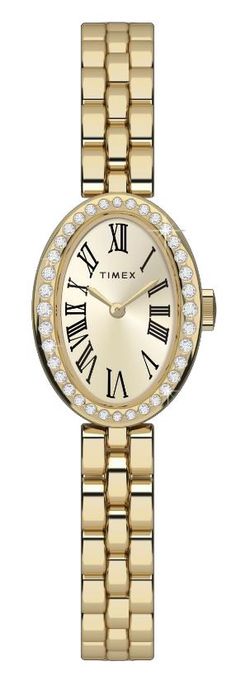 Reloj Timex Mujer TW2Y90100 Acero Dorado Analógico