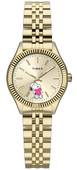 Reloj Timex Mujer TW6A07400 Peanuts Acero Dorado Analógico
