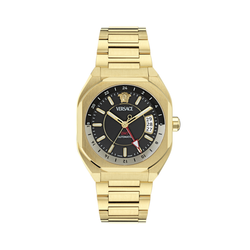 Reloj Versace Hombre VE0I00425 Dorado V-Contempo GMT
