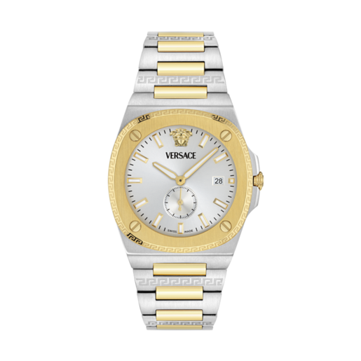 Reloj Versace Hombre VE0V00325 Cronógrafo Acero Bicolor Dorado Analógico
