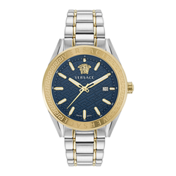 Reloj Versace Hombre VE6A00523 Acero Bicolor Dorado V-CODE 3 H