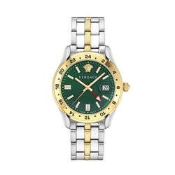 Reloj Versace Hombre VE7C00623 Acero Bicolor Dorado Greca GMT