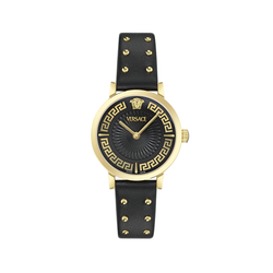 Reloj Versace Mujer VE0A00225 Piel Negro Greca