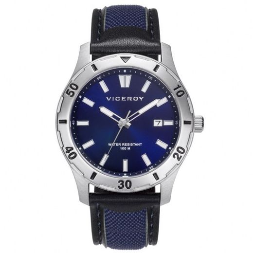 Viceroy Men's Watch 401129-37 Black Blue
