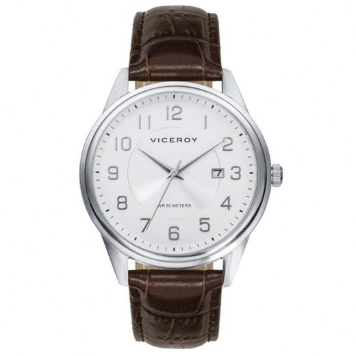 Viceroy Men's Watch 401207-05 Brown Leather