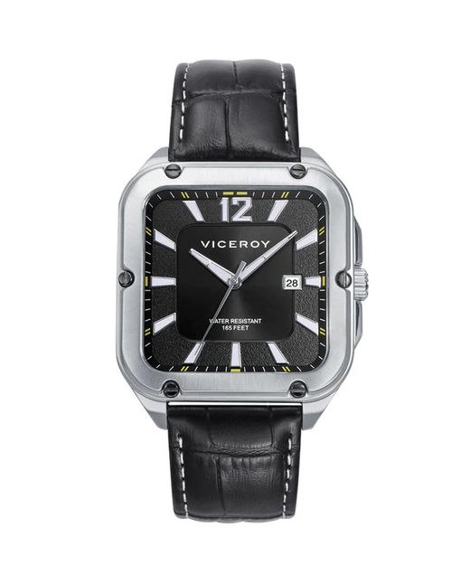 Viceroy Men's Watch 401321-55 Black Leather
