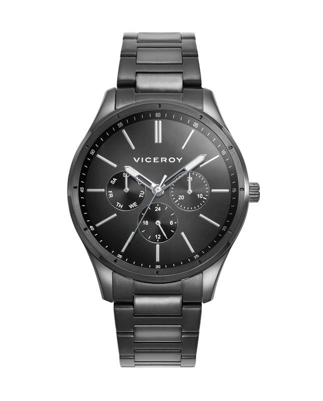 Reloj Viceroy Hombre 401387-57 Acero Negro caballero — Joyeriacanovas
