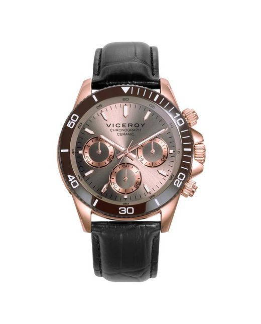 Viceroy Men's Watch 401401-17 Black Leather