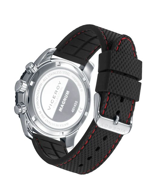 Reloj Viceroy Hombre 401455-57 Cronógrafo Acero Bicolor Negro Analógico
