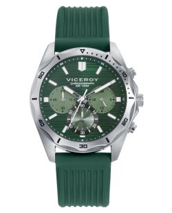 Reloj Viceroy Hombre 401481-67 Sport Verde Cronógrafo Acero Analógico