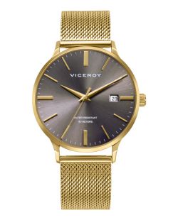 Reloj Viceroy Hombre 401497-17 Acero Dorado Analógico