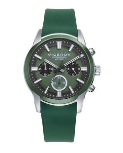 Reloj Viceroy Hombre 401505-67 Sport Verde Cronógrafo Acero Analógico