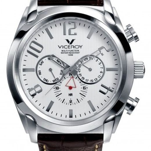 Viceroy Men's Watch 40347-05 Brown Leather