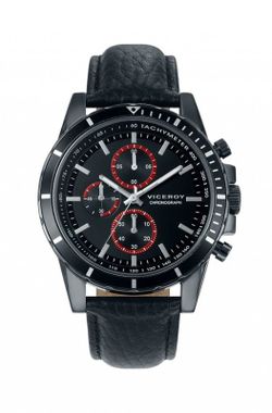 Reloj Viceroy Hombre 40505-57 Piel Negro Magnum