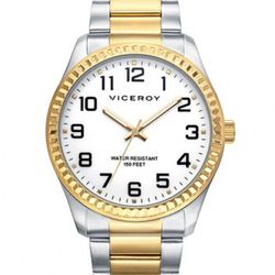 Reloj Viceroy Hombre 40525-94 Bicolor Dorado