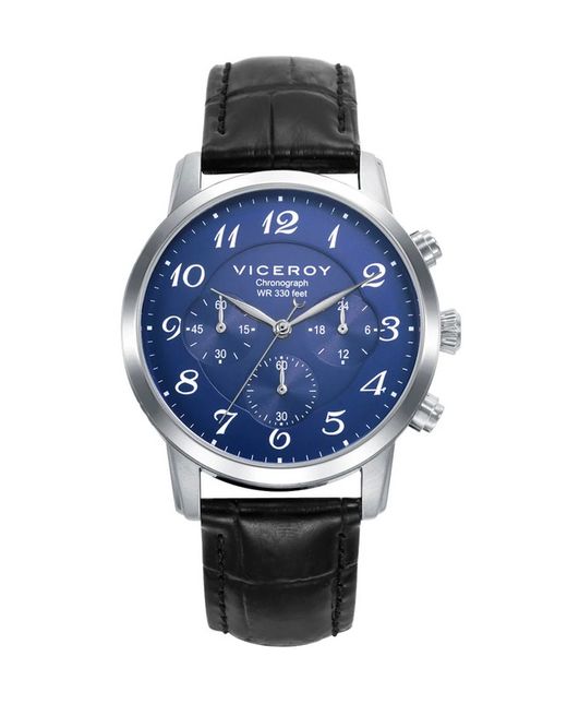 Viceroy Men's Watch 41147-35 Black Leather