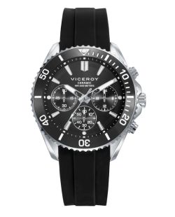 Reloj Viceroy Hombre 41177-57 Sport Negro Cronógrafo Acero Analógico