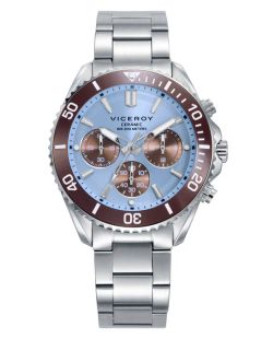 Reloj Viceroy Hombre 41179-37 Cronógrafo Acero Analógico