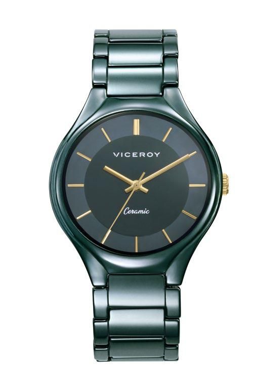 Reloj Viceroy Hombre 41183-67 Cerámica Azul Analógico