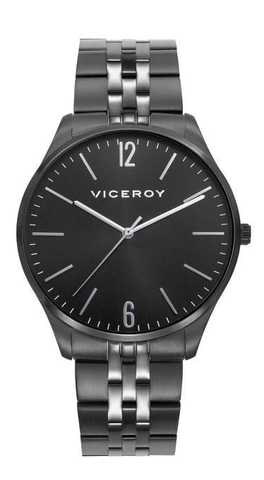 Reloj Viceroy Hombre 41185-55 Acero Bicolor Negro Analógico
