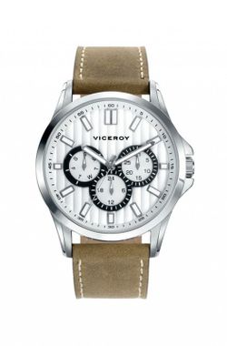 Reloj Viceroy Hombre 42249-07 Piel Marrón