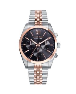 Reloj Viceroy Hombre 42423-53 Bicolor Plateado Rosado