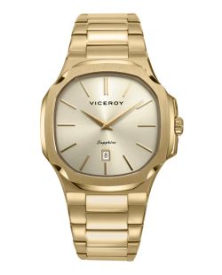Reloj Viceroy Hombre 45111-27 Acero Dorado Analógico