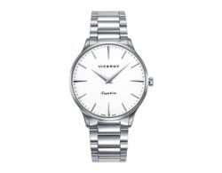 Reloj Viceroy Hombre 45119-07 Swiss Made Acero Plateado Analógico