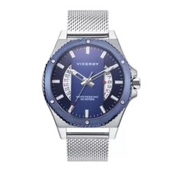 Reloj Viceroy Hombre 46821-37 Colección Juan Betancourt Acero Esterilla