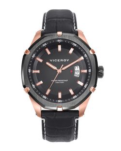 Reloj Viceroy Hombre 46831-57 Piel Negra