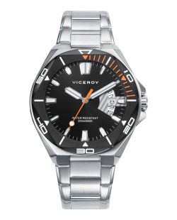 Reloj Viceroy Hombre 46847-57 Acero Bicolor Negro Analógico