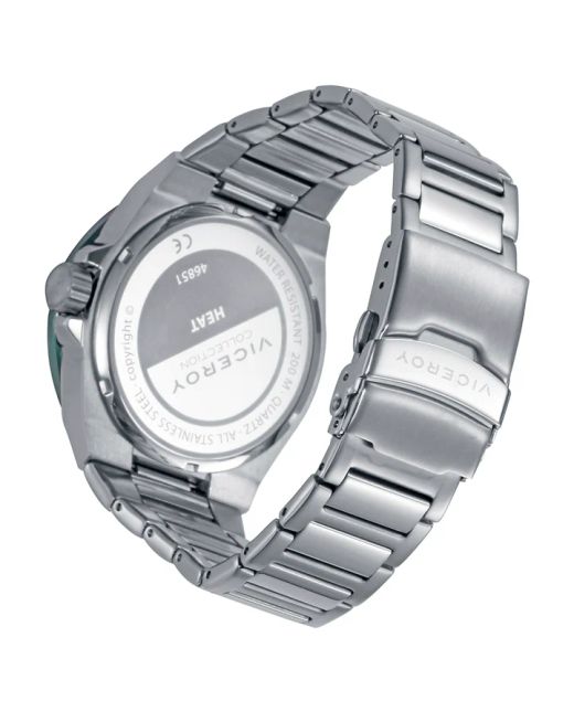 Reloj Viceroy Hombre 46851-67 Acero Bicolor Verde Analógico