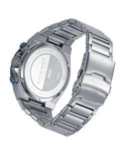 Reloj Viceroy Hombre 46853-37 Cronógrafo Acero Bicolor Azul Analógico