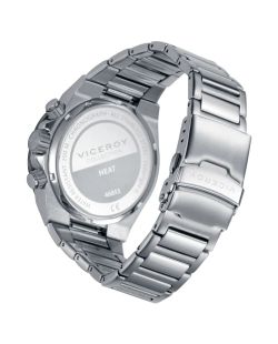 Reloj Viceroy Hombre 46853-57 Cronógrafo Acero Bicolor Gris Analógico