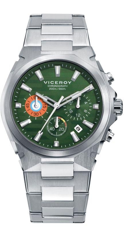 Reloj Viceroy Hombre 46861-67 Cronógrafo Acero Analógico