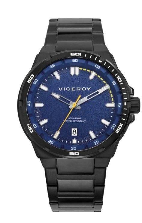 Reloj Viceroy Hombre 46863-37 Acero Negro Analógico