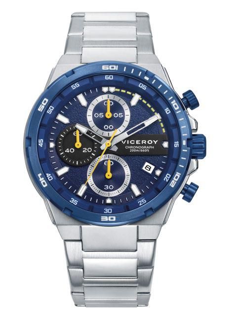 Reloj Viceroy Hombre 46865-37 Cronógrafo Acero Analógico