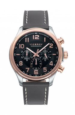 Reloj Viceroy Hombre 471009-55 Piel Gris Magnum