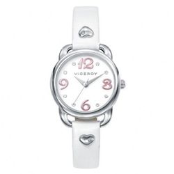 Reloj Viceroy Infantil 461022-05 Piel Blanco