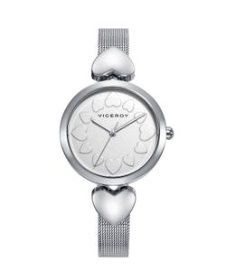 Viceroy Ladies Watch 401138-07 Steel Mat Hearts