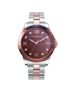 Reloj Viceroy Mujer 401162-43 Bicolor Plateado Rosado