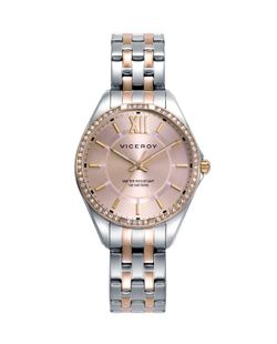 Reloj Viceroy Mujer 401184-73 Bicolor Acero Rosado