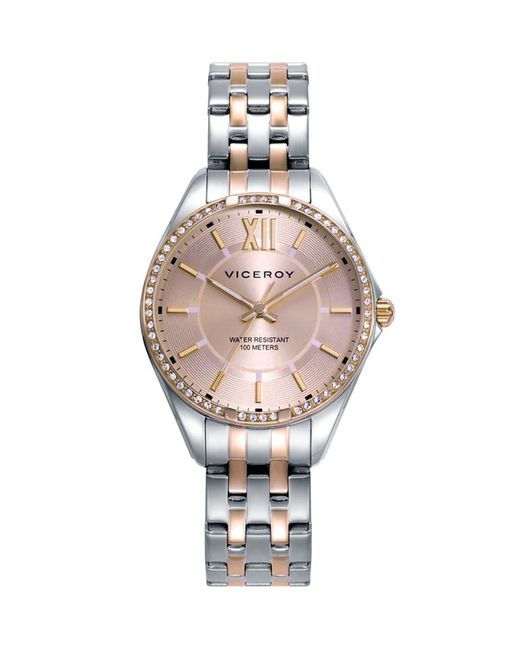 Reloj Viceroy Mujer 401184-73 Bicolor Acero Rosado
