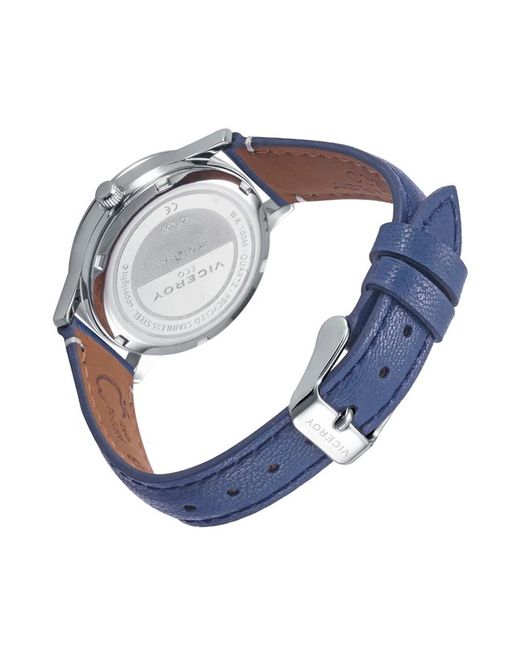 Relógio feminino Viceroy 401200-37 couro azul
