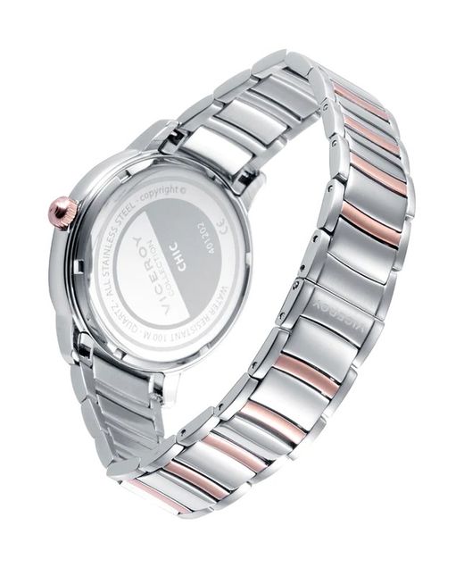 Relógio feminino Viceroy 401202-15 bicolor rosa