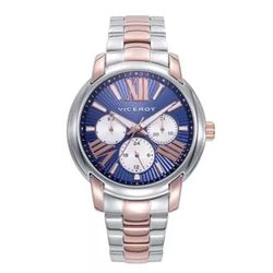 Relógio Mulher Viceroy 401268-33 Coleção Rocio Osorno Bicolor Prata Rosa